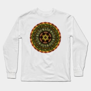 African Dusk mandala Long Sleeve T-Shirt